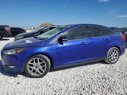 Salvage cars for sale at Taylor, TX auction: 2015 Ford Focus SE