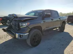 Salvage Cars with No Bids Yet For Sale at auction: 2018 Toyota Tundra Crewmax SR5