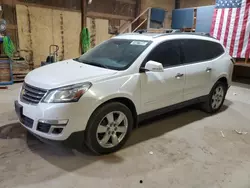 Salvage cars for sale at Rapid City, SD auction: 2017 Chevrolet Traverse LT