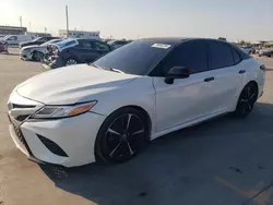 Salvage cars for sale at Grand Prairie, TX auction: 2018 Toyota Camry XSE