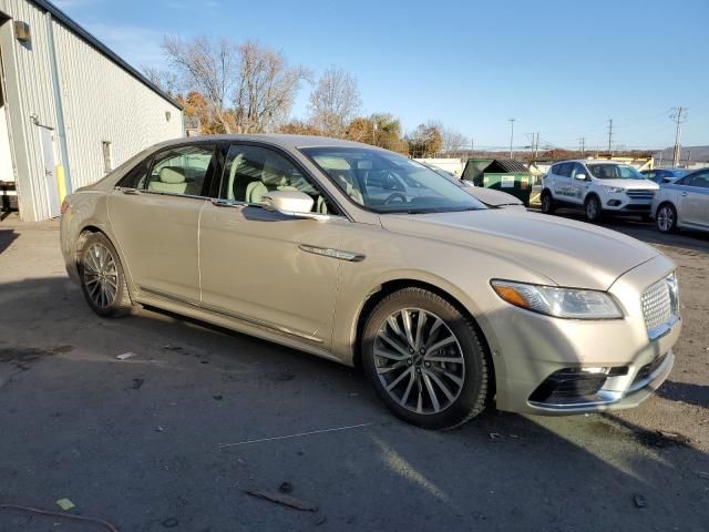 2017 Lincoln Continental Select