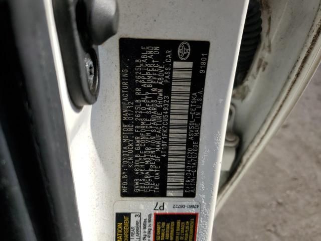 2012 Toyota Camry Base