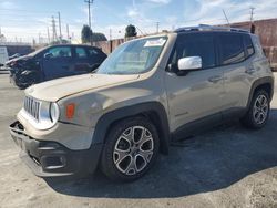 Salvage Cars with No Bids Yet For Sale at auction: 2015 Jeep Renegade Limited