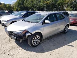 Salvage cars for sale at North Billerica, MA auction: 2018 Toyota Corolla L