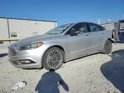 Ford Fusion Titanium hev salvage cars for sale: 2017 Ford Fusion Titanium HEV