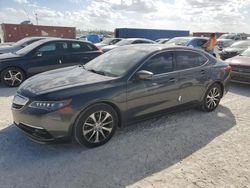 Salvage cars for sale from Copart Arcadia, FL: 2015 Acura TLX Tech