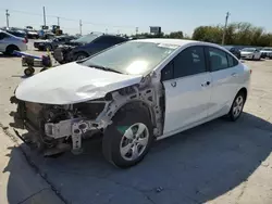 Salvage cars for sale at Oklahoma City, OK auction: 2018 Chevrolet Cruze LS