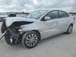 Salvage cars for sale at San Antonio, TX auction: 2019 Nissan Sentra S