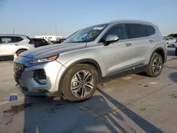 Hyundai Santa fe salvage cars for sale: 2020 Hyundai Santa FE Limited