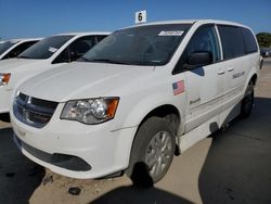 Salvage cars for sale at Grand Prairie, TX auction: 2017 Dodge Grand Caravan SE