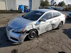 Salvage cars for sale at Woodburn, OR auction: 2015 Nissan Sentra S