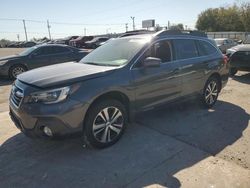 Salvage cars for sale at Oklahoma City, OK auction: 2018 Subaru Outback 2.5I Limited