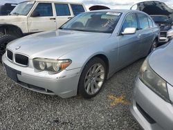 Salvage cars for sale at Riverview, FL auction: 2005 BMW 745 LI