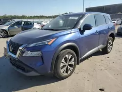 Salvage cars for sale at Fredericksburg, VA auction: 2021 Nissan Rogue SV