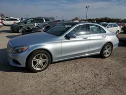 Salvage cars for sale at Indianapolis, IN auction: 2015 Mercedes-Benz C 300 4matic