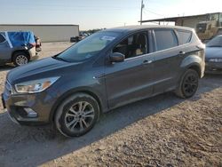 Salvage cars for sale at Temple, TX auction: 2017 Ford Escape SE