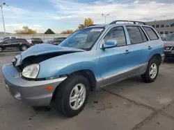 Salvage cars for sale from Copart Littleton, CO: 2004 Hyundai Santa FE GLS