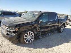 Chevrolet salvage cars for sale: 2021 Chevrolet Silverado K1500 High Country