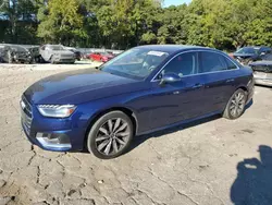 2022 Audi A4 Prestige 40 en venta en Austell, GA