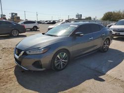 Salvage cars for sale at Oklahoma City, OK auction: 2019 Nissan Maxima S