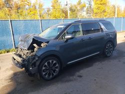 KIA Carnival e Vehiculos salvage en venta: 2022 KIA Carnival EX