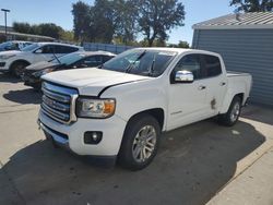 Salvage cars for sale at Sacramento, CA auction: 2016 GMC Canyon SLT