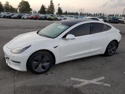 Salvage cars for sale from Copart Rancho Cucamonga, CA: 2020 Tesla Model 3