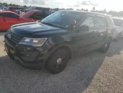 Ford salvage cars for sale: 2018 Ford Explorer Police Interceptor