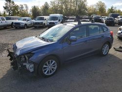 Salvage cars for sale from Copart Portland, OR: 2012 Subaru Impreza Premium