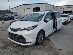 Salvage cars for sale at New Orleans, LA auction: 2024 Toyota Sienna XLE