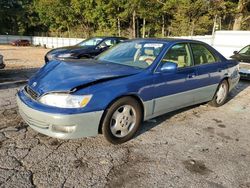 Salvage cars for sale at Austell, GA auction: 2000 Lexus ES 300