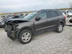 Salvage cars for sale at Kansas City, KS auction: 2012 Hyundai Santa FE GLS