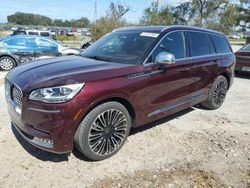 Carros dañados por inundaciones a la venta en subasta: 2021 Lincoln Aviator Black Label