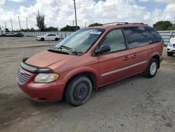 Salvage cars for sale from Copart Miami, FL: 2001 Chrysler Voyager LX