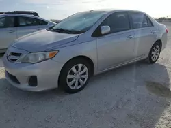 Carros salvage sin ofertas aún a la venta en subasta: 2012 Toyota Corolla Base