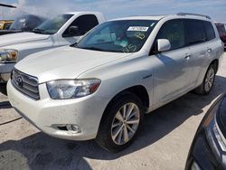 Toyota Highlander Vehiculos salvage en venta: 2008 Toyota Highlander Hybrid Limited