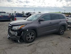 2016 Toyota Highlander XLE en venta en Indianapolis, IN