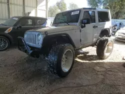 Salvage cars for sale from Copart Midway, FL: 2018 Jeep Wrangler Sahara