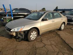 Salvage cars for sale from Copart Woodhaven, MI: 2004 Honda Accord LX