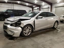 Chevrolet salvage cars for sale: 2016 Chevrolet Malibu LT