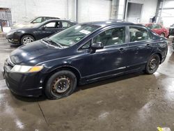 Salvage cars for sale at Ham Lake, MN auction: 2007 Honda Civic LX