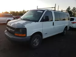 Salvage trucks for sale at Denver, CO auction: 2003 Chevrolet Express G2500