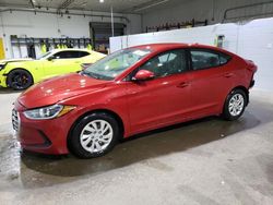 Salvage cars for sale at Candia, NH auction: 2017 Hyundai Elantra SE