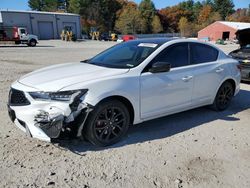 Salvage cars for sale at Mendon, MA auction: 2019 Acura ILX