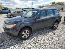 Salvage cars for sale at Barberton, OH auction: 2011 Subaru Forester 2.5X