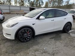 Salvage cars for sale at Spartanburg, SC auction: 2022 Tesla Model Y