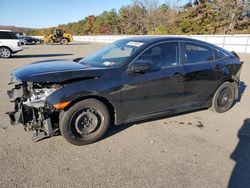 Salvage cars for sale at Brookhaven, NY auction: 2018 Honda Civic LX