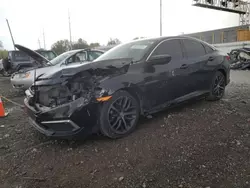 Salvage cars for sale at Columbus, OH auction: 2019 Honda Civic LX