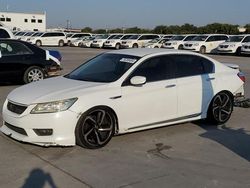 Salvage cars for sale from Copart Grand Prairie, TX: 2015 Honda Accord Sport