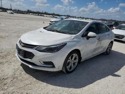 Salvage cars for sale at Arcadia, FL auction: 2016 Chevrolet Cruze Premier